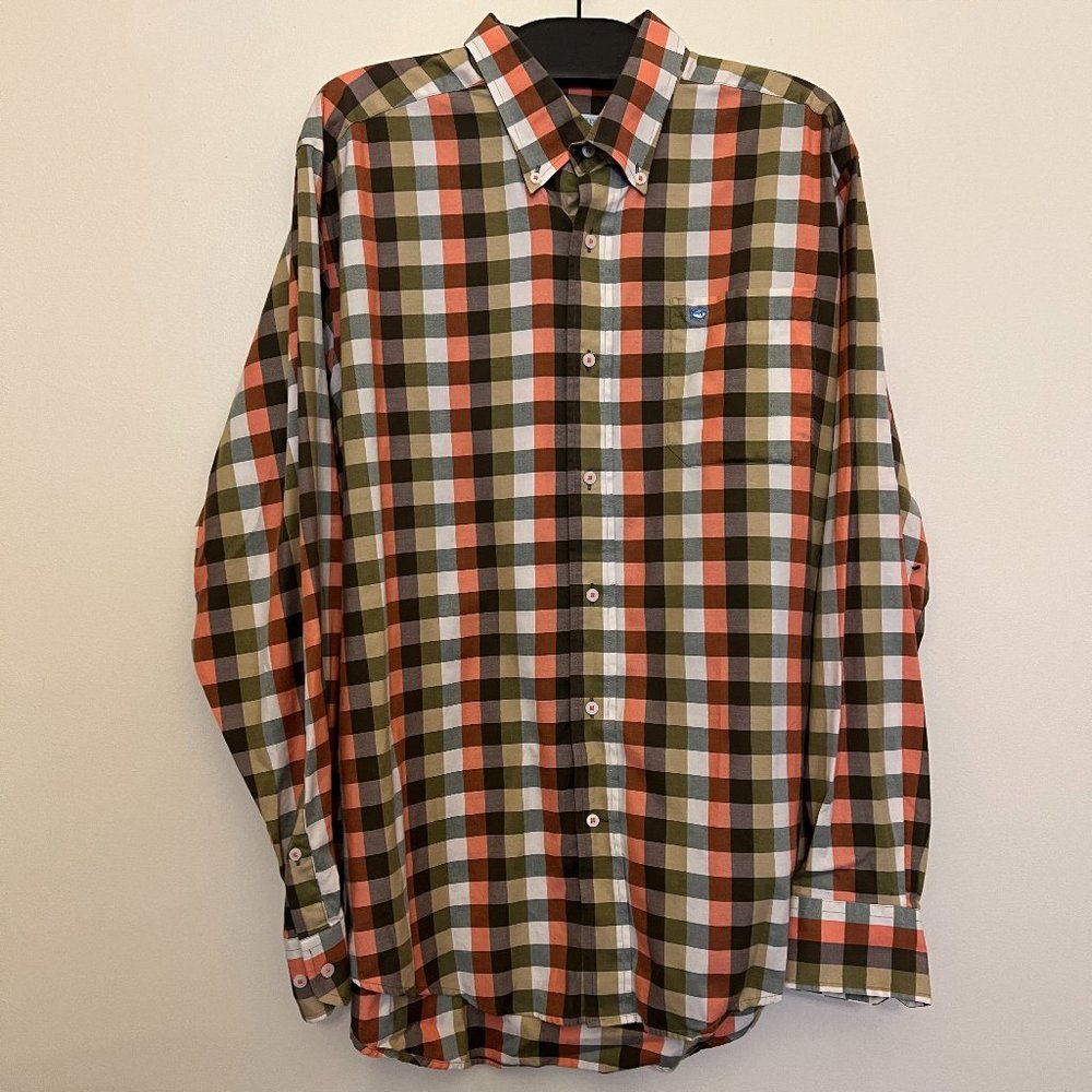 Southern Tide Men's Classic Fit Plaid LS Shirt